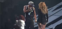Vídeos: Jay-Z e Beyoncé ao vivo no Brookylin